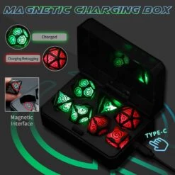 Multi Sided Led Dice Genopladelige Dnd Christmas Party Dice -Schmidt Butik 1242956492 max