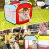 Kids Play Tent, Pop Up Folding Baby Play Tent Portable Garden Tent Hexagon Hut Kids Indoor/Outdoor Christmas Gift (No Ball)