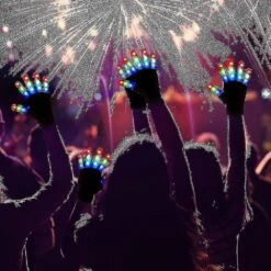 1 Pair Of Lighted Gloves Cool Toys Children's Gifts Christmas Stockings Stuffing Party Gifts -Schmidt Butik 1254412949 max