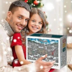 Kids Christmas Puzzle Diy Puzzle Toys Fine Motor Skill Toys Colorful Home Decoration 1000pcs Party Favors Boys Girls Game -Schmidt Butik 1255009514 max