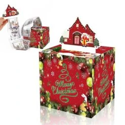 Birthday Money Box For Cash Gift Pull For Cash With Pull Out Christmas Day Card And 30pcs Transpare -Schmidt Butik 1256031614 max