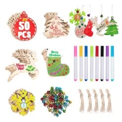 1Set Christmas Wooden Pendant Smooth Universal Exquisite DIY Christmas Wooden Decoration For Home 9 1Set Christmas Wooden Pendant Smooth Universal Exquisite DIY Christmas Wooden Decoration For Home -Schmidt Butik 1262536529 max