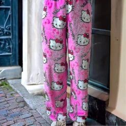 2023 Christmas Pajamas Trousers Unisex Autumn And Winter Warm Flannel Pajamas Trendy Pumpkin 2000 Cartoon Home Clothes M 2 -Schmidt Butik 1263874244 max