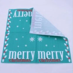 20 Pieces Party Paper Napkins Disposable Tableware Supplies Merry Christmas Merry Christmas -Schmidt Butik 1265729593 max