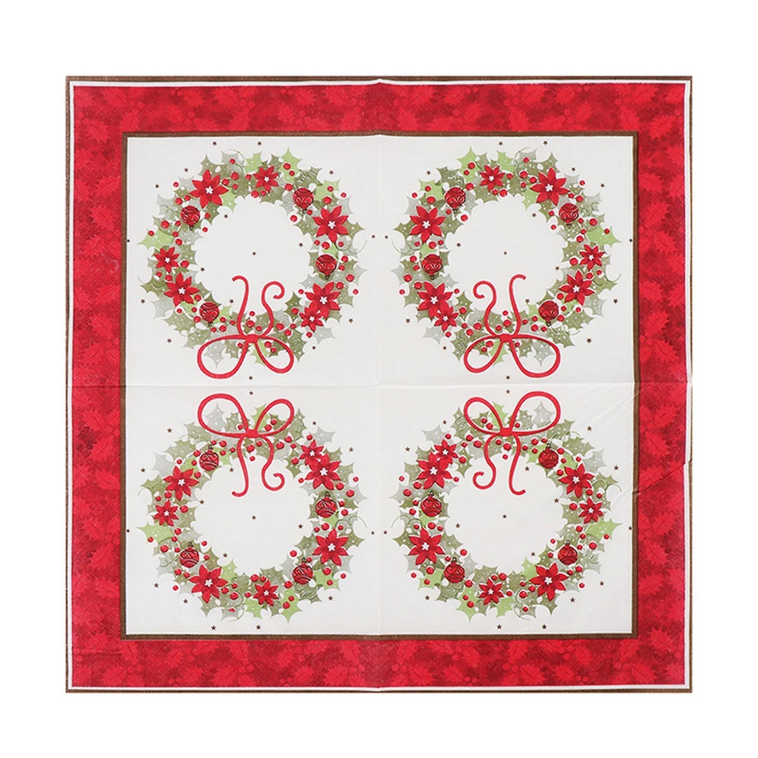 20x Dinner Size Napkins Disposable Christmas Napkins For Party Guest Kitchen 2 20x Dinner Size Napkins Disposable Christmas Napkins For Party Guest Kitchen - Billede 2