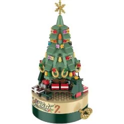 Christmas Tree Building Kits-360 Pieces Bricks DIY Music Box Building Block Creative Xmas Building Toy Set For 8 Years Old Boys Girls -Schmidt Butik 1273111285 max