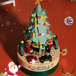 Christmas Tree Building Kits-360 Pieces Bricks DIY Music Box Building Block Creative Xmas Building Toy Set For 8 Years Old Boys Girls -Schmidt Butik 1273111288 max