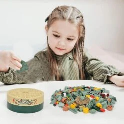 Christmas Tree Building Kits-360 Pieces Bricks DIY Music Box Building Block Creative Xmas Building Toy Set For 8 Years Old Boys Girls