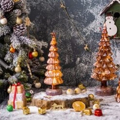 Glass Christmas Tree Light Shiny Lighting Small Night Lamp Romantic Holiday Atmosphere Party Show W -Schmidt Butik 1285179730 max