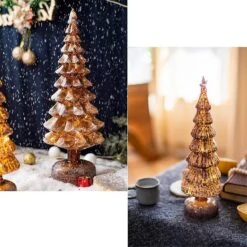 Glass Christmas Tree Light Shiny Lighting Small Night Lamp Romantic Holiday Atmosphere Party Show W -Schmidt Butik 1285179733 max