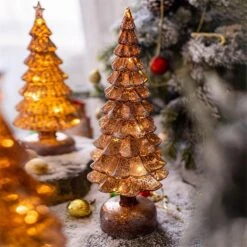 Glass Christmas Tree Light Shiny Lighting Small Night Lamp Romantic Holiday Atmosphere Party Show W -Schmidt Butik 1285179735 max