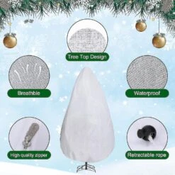 9 X 4ft Upright Christmas Tree Storage Bag - Adjustable Christmas Tree Storage Covers - Non-woven Kb 9FT X 6FT -Schmidt Butik 1289226293 max