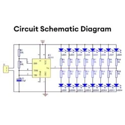 Blinking LED Pendant Dynamic Lighting For New Year Christmas Ddecoration With Battery