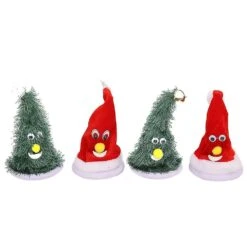 Singing And Dancing Santa Claus Hat Electric Christmas Tree Xmas Hat Swing Musical Toy Luminous Toy Christmas Gift For Children Style 3 -Schmidt Butik 1340094918 max