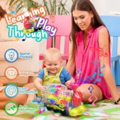 Baby Music Toy Train Toy With Music Light Crawling Musical Toy Gifts Boys Girls Christmas Gifts 8 Baby Music Toy Train Toy With Music Light Crawling Musical Toy Gifts Boys Girls Christmas Gifts -Schmidt Butik 1342265176 max