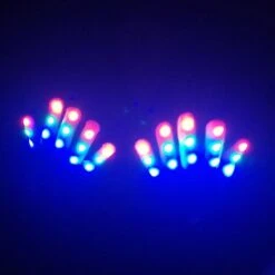 1 Pair Led Gloves, Finger Led Gloves Warm Flashing Lights Colorful Lights For Adult Halloween, Christmas,birthday Gifts, Adult Glow Gloves Warm Gloves -Schmidt Butik 1343310250 max