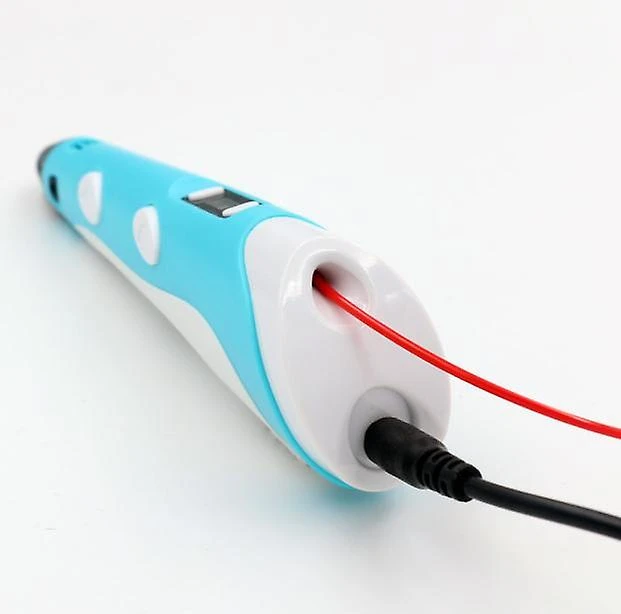 3D Printing Pen For Kids 3D Pen With LCD Display Compatible With PLA/ABS Filament Children's Christmas Birthday Ideas DIY Gift (GET IT) Blue 4 3D Printing Pen For Kids 3D Pen With LCD Display Compatible With PLA/ABS Filament Children's Christmas Birthday Ideas DIY Gift (GET IT) Blue - Billede 4