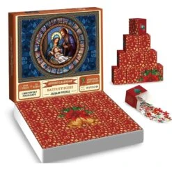 Christmas Advents Calendar Puzzle Interesting Stylish Puzzle For Welcome Festival