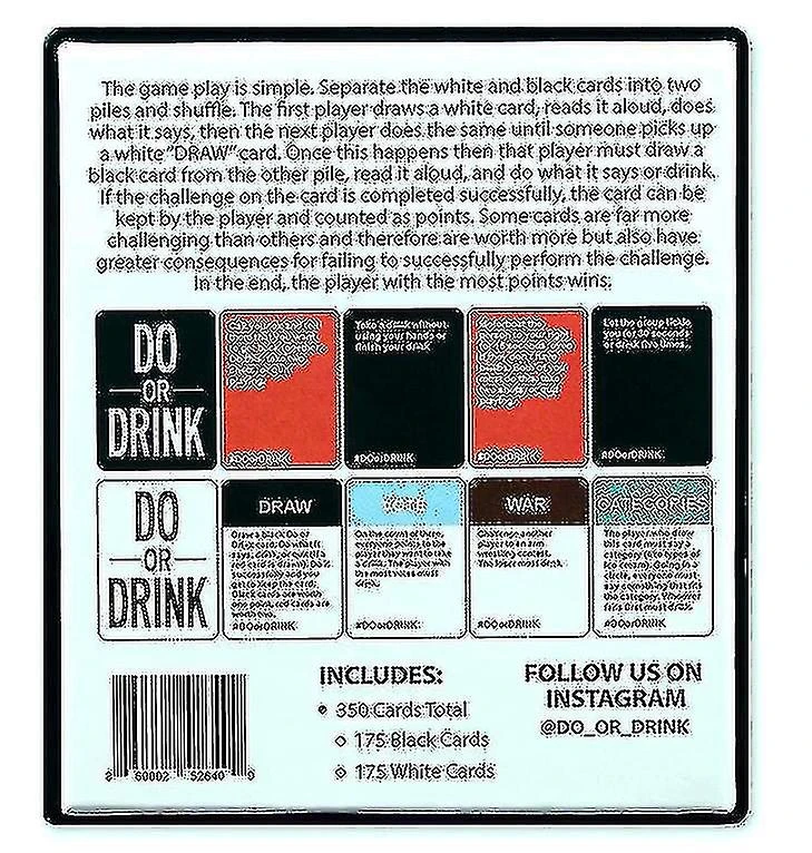 Do Or Drink All English Party Game Card Dorm Y Emoticon Pack Card Game Christmas Gift #1-7 3 Do Or Drink All English Party Game Card Dorm Y Emoticon Pack Card Game Christmas Gift #1-7 - Billede 3
