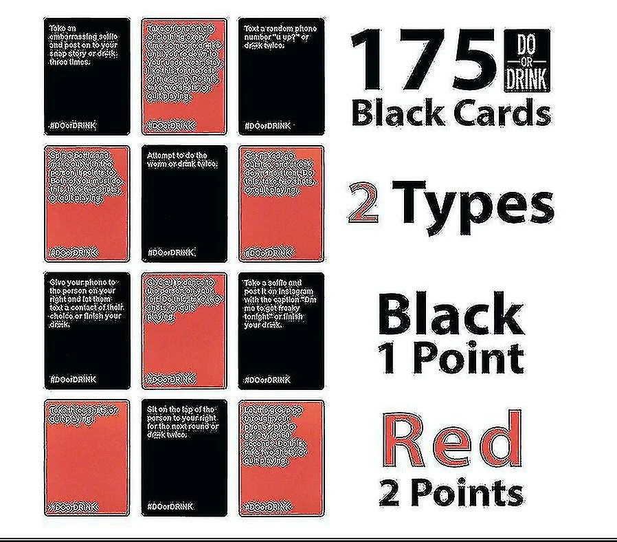 Do Or Drink All English Party Game Card Dorm Y Emoticon Pack Card Game Christmas Gift #1-7 2 Do Or Drink All English Party Game Card Dorm Y Emoticon Pack Card Game Christmas Gift #1-7 - Billede 2