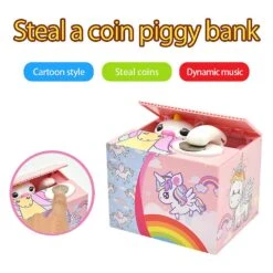 Christmas Stealing Coin Money Box Toy Santa Claus Piggy Bank Collecting Saving Money Bank -Schmidt Butik 1389972031 max