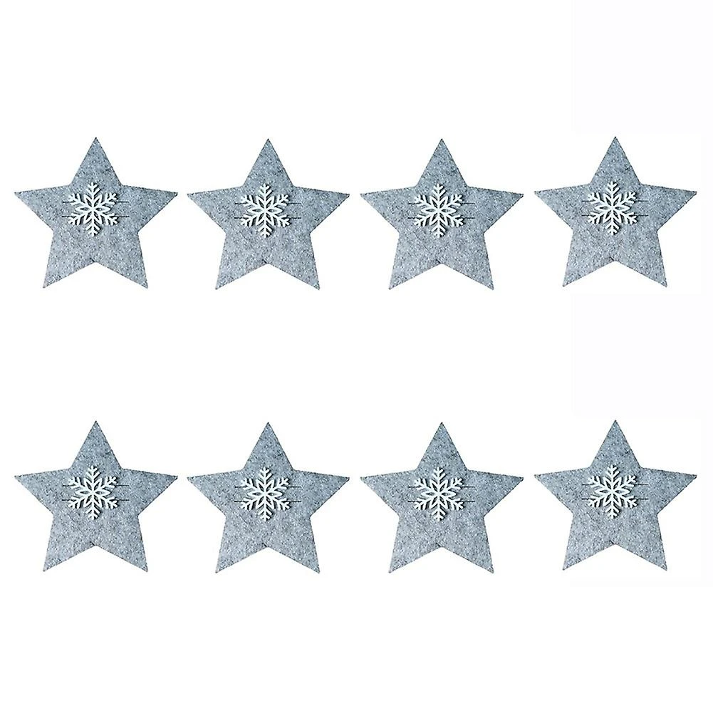 8PCS Christmas Tableware Bag Silverware Table Support Bag Family Organizer Decorative,B 1 8PCS Christmas Tableware Bag Silverware Table Support Bag Family Organizer Decorative,B