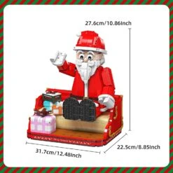 10072 Santa Claus Block Toy Building Set, Santa's On The Couch Christmas Home Decoration For Kids/Adult, 2087 Pieces 7 10072 Santa Claus Block Toy Building Set, Santa's On The Couch Christmas Home Decoration For Kids/Adult, 2087 Pieces -Schmidt Butik 1399349205 max