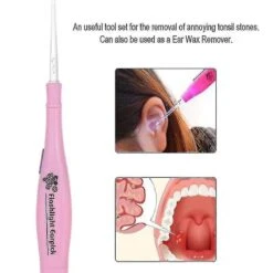 Christmas Tonsil Stone Remover Tool Led Light Earpick Rustfrit Stål ørevoks Irrigator Rene Mandler Sten Fjernelse Ekstraktor Værktøj Sæt -Schmidt Butik 1402919884 max