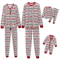 Family Pajamas For Women Men Christmas Holiday Elk Printed Pjs Clothes Mom -Schmidt Butik 1406387900 max