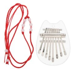 2024 Kalimba 8 Key Mini Finger Thumb Piano Crystal Birthday Christmas Gifts For Children Adults BeginnersU Shape -Schmidt Butik 1406504505 max