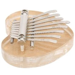 2024 Kalimba 8 Key Mini Finger Thumb Piano Crystal Birthday Christmas Gifts For Children Adults BeginnersHeart Shape