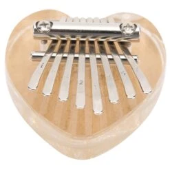 2024 Kalimba 8 Key Mini Finger Thumb Piano Crystal Birthday Christmas Gifts For Children Adults BeginnersHeart Shape -Schmidt Butik 1406505302 max
