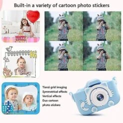Bran Kids Camera - Toys For Girls/Boys, Christmas Birthday Gift Blue -Schmidt Butik 1417962887 max
