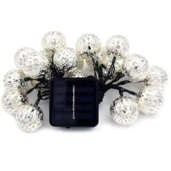 Solar String Lights Moroccan Ball Color 20LED Earth Fairy Tale String Lights Christmas Tree, Party,