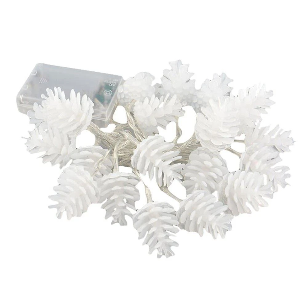 6 Meter 40 Light Christmas Pine Cones LED String Lights Battery Operated Fairy Lights Indoor Outdoo 2 6 Meter 40 Light Christmas Pine Cones LED String Lights Battery Operated Fairy Lights Indoor Outdoo - Billede 2