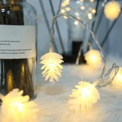6 Meter 40 Light Christmas Pine Cones LED String Lights Battery Operated Fairy Lights Indoor Outdoo 9 6 Meter 40 Light Christmas Pine Cones LED String Lights Battery Operated Fairy Lights Indoor Outdoo -Schmidt Butik 1418555272 max