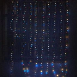 LED Solar Curtain Light String Outdoor Garden Curtain Light Light Christmas Wedding Holiday Party S -Schmidt Butik 1418556127 max