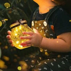 Solar Fairy Lights Waterproof Hanging Crack Lamp For Outdoor Garden/Christmas/Party Wedding Decorat