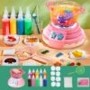 DIY Sea Water Toy Hot Pot Set With Sound Lights Enlightenment Educational Toys Birthday Christmas Gift Pink