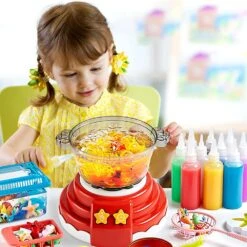 DIY Sea Water Toy Hot Pot Set With Sound Lights Enlightenment Educational Toys Birthday Christmas Gift Pink -Schmidt Butik 1420407306 max