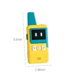 Kids WalkieTalkies Toys For Boys Robot Walkies Talkies 2 Pack Christmas Birthday Gifts For 3 4 5 6 Year Old Boys Camping Hiking Outdoor Games