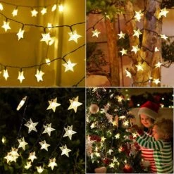 Solar Christmas Lights Outdoor Star Lights String, 39ft 100 LED 7 Solar Christmas Lights Outdoor Star Lights String, 39ft 100 LED -Schmidt Butik 1422661688 max