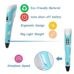 3D Printing Pen Diy Drawing Pen With Lcd Display 3d Pen With 20 Colors 100 Meter Pla Filament Christmas Birthday Gift For Child -Schmidt Butik 1427114832 max