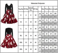 Christmas Retro Skater Dress Women Rockabilly Party Xmas Swing Dress -Schmidt Butik 1427588919 max