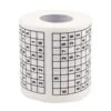 1 Roll Sudoku Toilet Paper, Puzzle Toilet Paper, Eco Friendly Soft Funny Toilet Paper, Tissue Napkin For Christmas Party