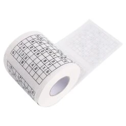 1 Roll Sudoku Toilet Paper, Puzzle Toilet Paper, Eco Friendly Soft Funny Toilet Paper, Tissue Napkin For Christmas Party -Schmidt Butik 1435536945 max