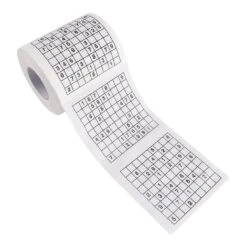 1 Roll Sudoku Toilet Paper, Puzzle Toilet Paper, Eco Friendly Soft Funny Toilet Paper, Tissue Napkin For Christmas Party -Schmidt Butik 1435537031 max