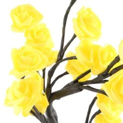 LED Rose Flower Lamp, USB Christmas Tree Night Lights, Perfect For Parties, Weddings, Bedrooms And Mother'S Day Gift-B