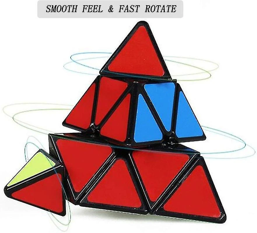 Triangle Cube, Pyramid Speed Magic Cube,pyramid Speed Cube Christmas Gift For Kids And Adults WYBEST 4 Triangle Cube, Pyramid Speed Magic Cube,pyramid Speed Cube Christmas Gift For Kids And Adults WYBEST - Billede 4