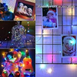 [2 Pack] Solar String Lights Outdoor,12m 100 Led Waterproof Christmas Fairy Lights 8 Modes(multicolor) -Schmidt Butik 1448111597 max